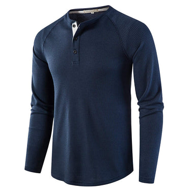 Bordeaux Waffle Henley