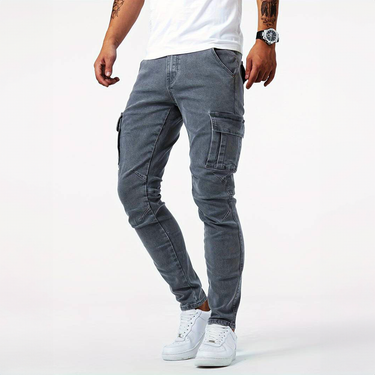 Vienna Denim Cargo Jeans